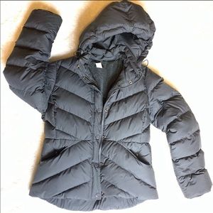J Crew down Sherpa puffy coat